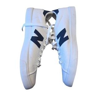 New Balance Womens 8.5 All Coasts AM210WGO White Canvas Fresh Foam Sneakers